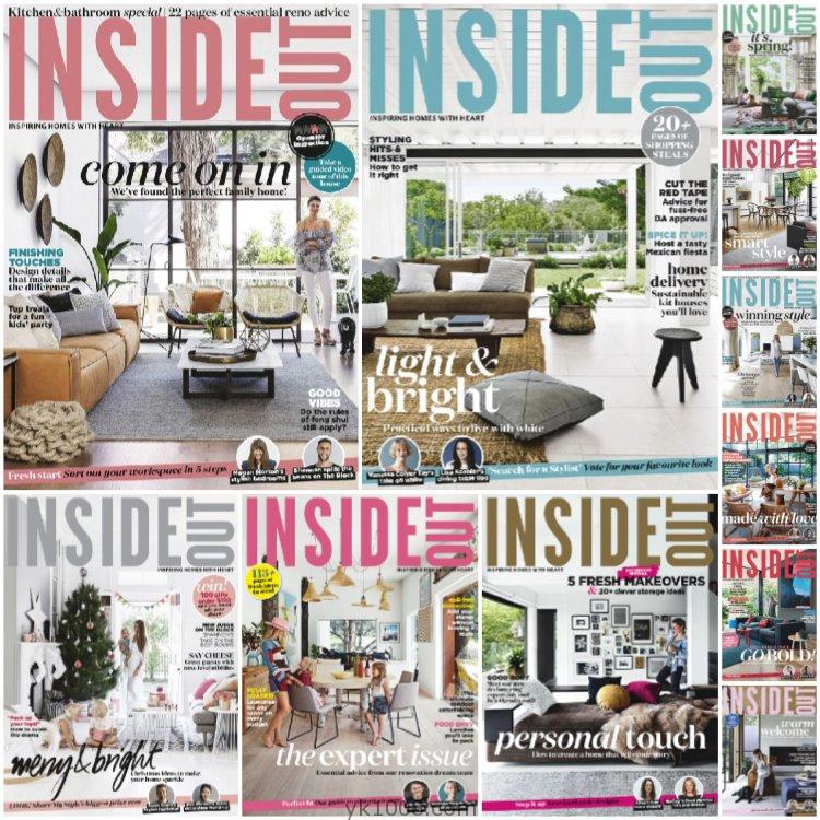 【澳大利亚】《Inside Out》2016年合集创意家居室内户外庭院空间花园软装设计PDF杂志（11本）