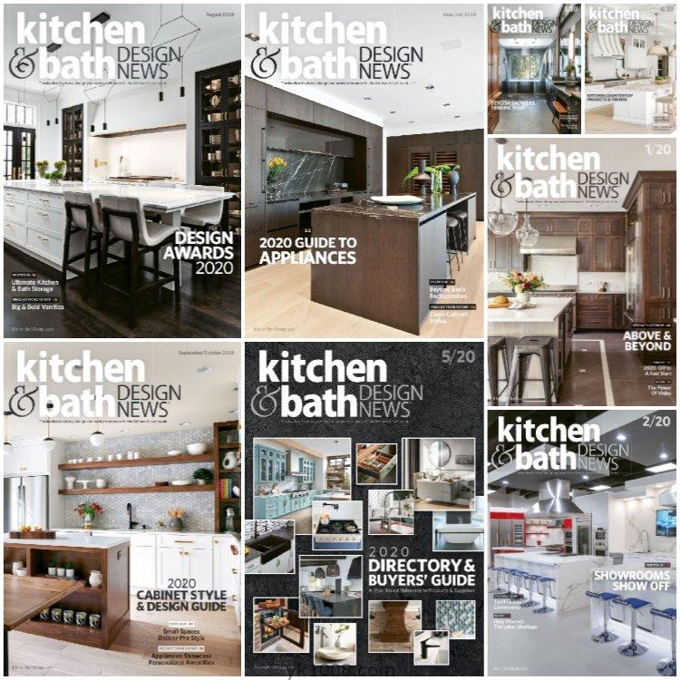 【英国版】《Kitchen & Bath Design News》2020年合集厨房卫浴产品信息设计pdf杂志电子版（8本）