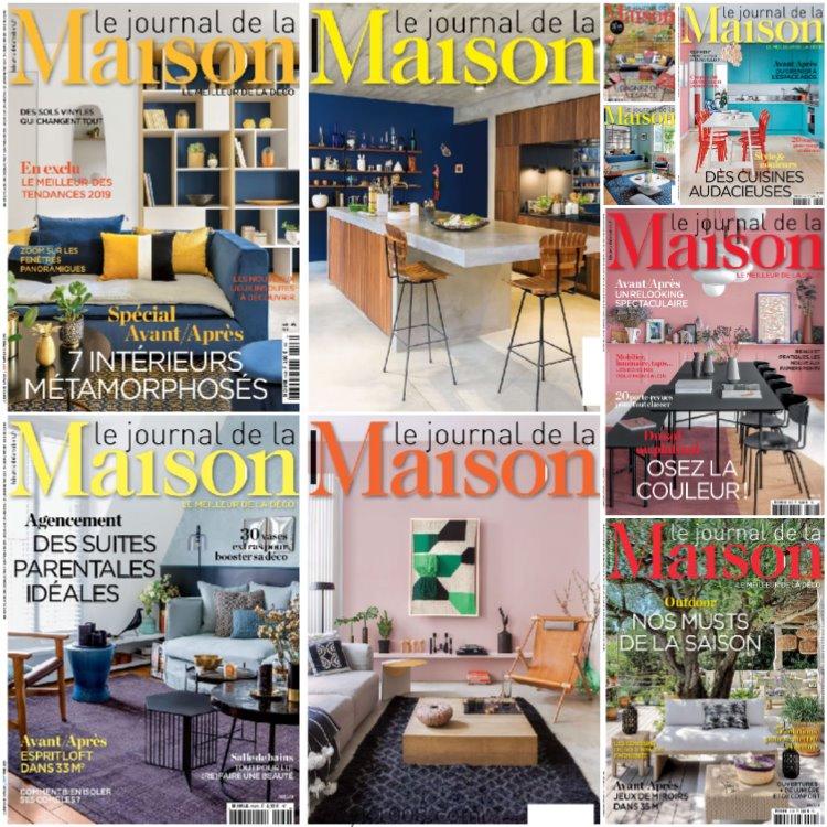 【法国】《Le Journal de la Maison》2019年合集个性鲜明巴洛克高科技时尚室内软装pdf杂志法国杂志（9本）
