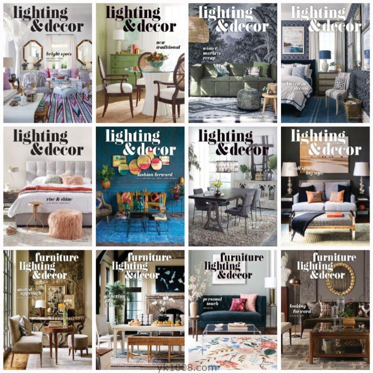 【美国版】《Lighting & Decor》2018年合集家具灯饰灯具软装室内设计PDF杂志（12本）
