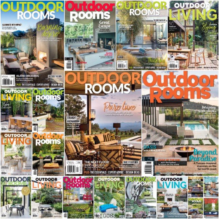 【澳大利亚】《Outdoor Rooms》2016-2020年合集户外庭院室外花园设计案例方案装饰空间pdf杂志（20本）
