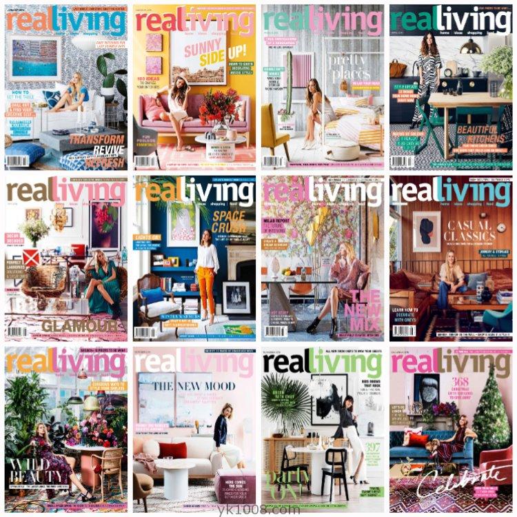 【澳大利亚】《Real Living Australia》2016年合集时尚创意室内生活家居软装设计家具创意灵感PDF杂志（12本）