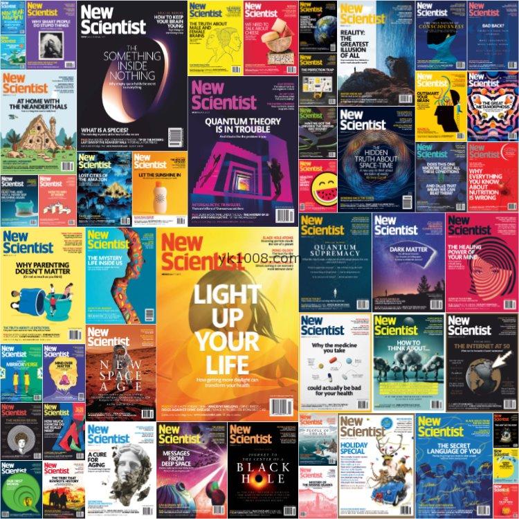 【美国版】《New Scientist》新科学家2019年合集世界科学技术发展前沿新闻专题报告日常生活pdf杂志（50本）