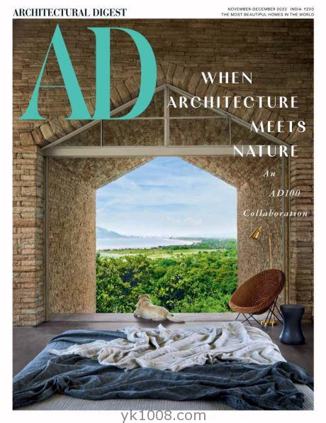 【印度版】Architectural Digest India – November_December 2022安邸室内设计杂志试看pdf