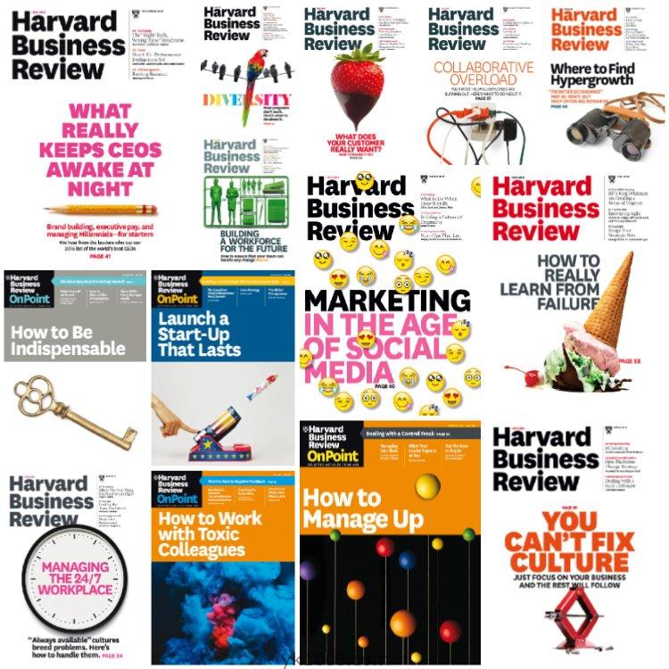 【美国版】《Harvard Business Review USA》2016年合集哈佛商业评论期刊杂志pdf（14本）