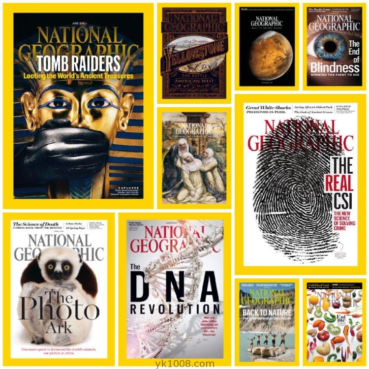 【美国版】《National Geographic USA》美国国家地理2016年合集科学文化探索奇迹英文阅读必备pdf杂志（10本）