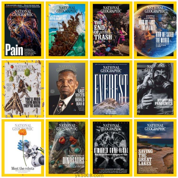 【美国版】《National Geographic USA》美国国家地理2020年合集科学文化探索奇迹英文阅读必备pdf杂志（12本）