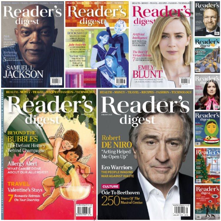 【英国版】《Reader’s Digest UK》2020年合集读者文摘英版英语学习阅读故事PDF杂志电子版（11本）