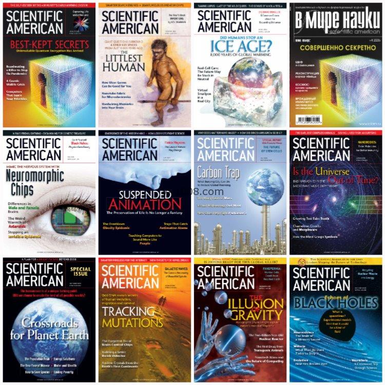 【美国版】《Scientific American》科学美国人2005年合集科学科技创新技术科研科普pdf杂志（12本）