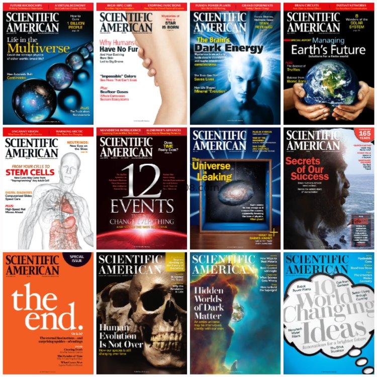 【美国版】《Scientific American》科学美国人2010年合集科学科技创新技术科研科普pdf杂志（12本）