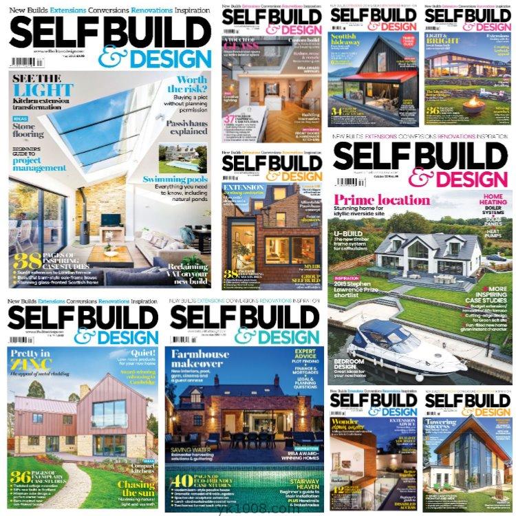 【英国版】《SelfBuild Design》2019年合集房屋住宅项目翻新扩建室内设计高清PDF杂志（10本）
