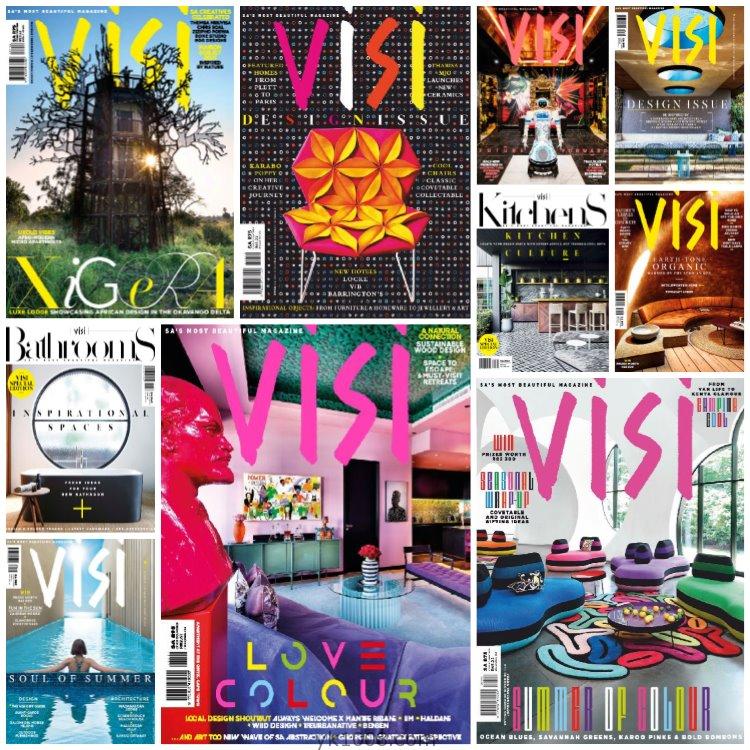 【南非版】《Visi》2021年合集南非美好生活设计装饰创意家园空间趋势信息pdf杂志（10本）