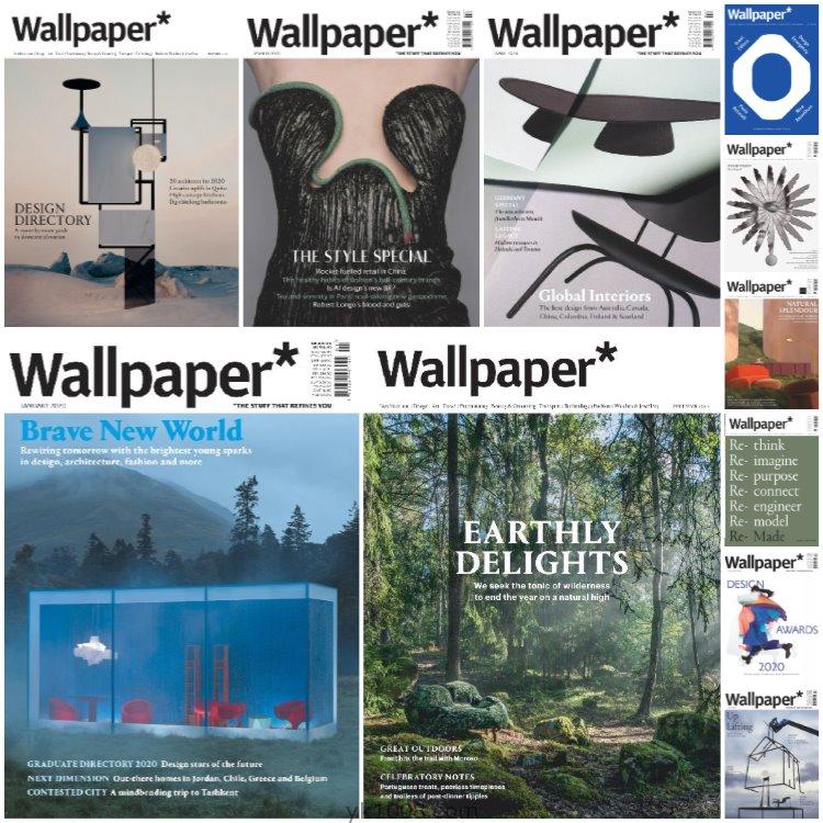 【英国版】《Wallpaper*》卷宗英文版2020年合集创新创意设计汽车时尚旅游室内设计珠宝艺术杂志PDF（11本）