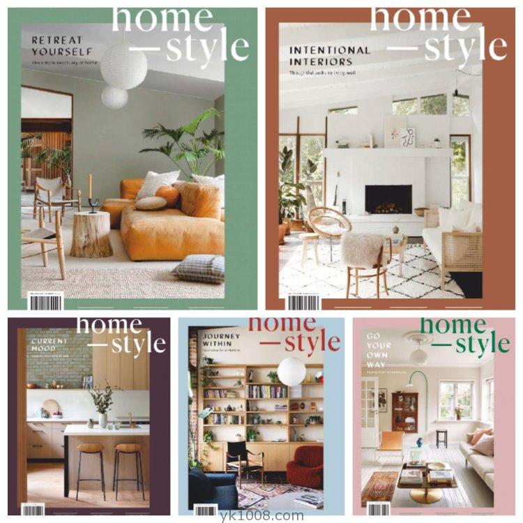 【新西兰】《homestyle New Zealand》2019年合集奢华生活房屋住宅室内软装家具装饰pdf杂志（5本）