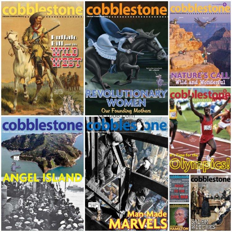 【美国版】《Cobblestone》鹅卵石2016年合集9-14岁少年儿童美国历史故事初级英语学习pdf杂志（9本）
