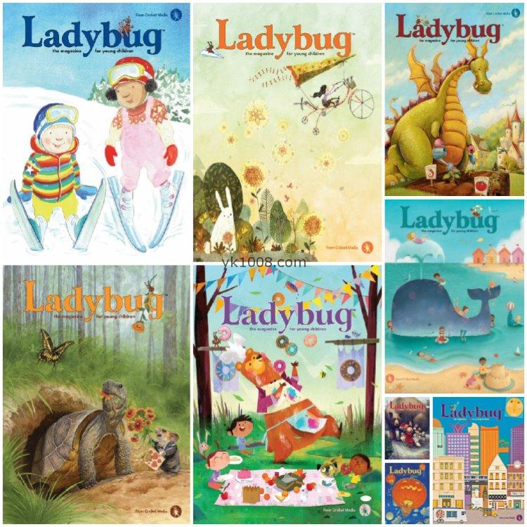 【美国版】《Ladybug》2018年合集小瓢虫3-6岁儿童故事阅读插画绘本英语启蒙学习PDF（9本）