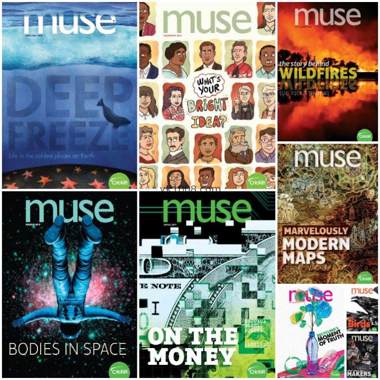 【美国版】《Muse缪斯》2019年合集自然科学儿童杂志9-14岁少儿阅读孩子探索pdf杂志（9本）