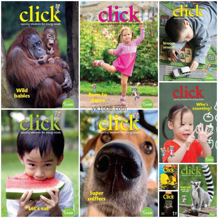 【美国版】《Click》2020年合集点击世界3-6岁儿童孩子艺智学习探索英文学习绘本PDF（9本）