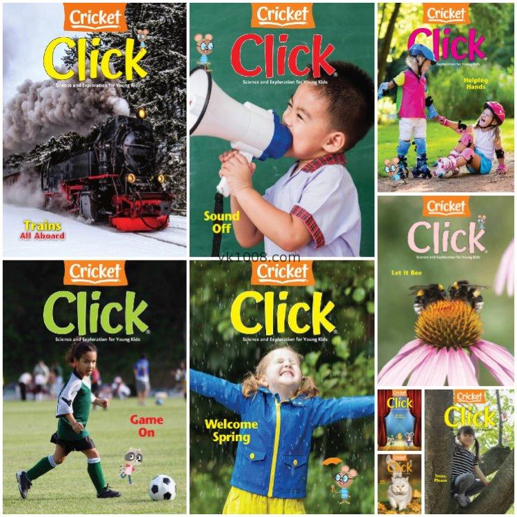 【美国版】《Click》2021年合集点击世界3-6岁儿童孩子艺智学习探索英文学习绘本PDF（9本）