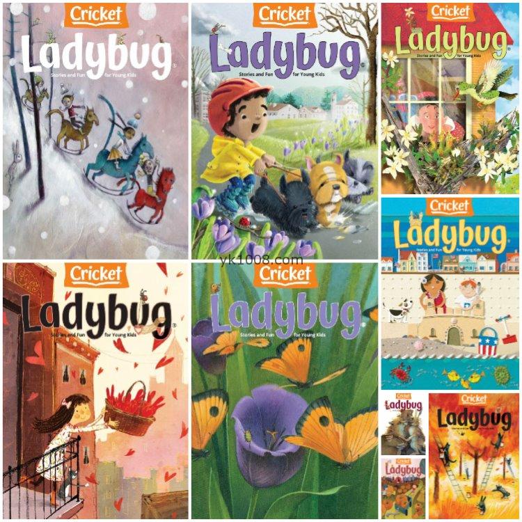 【美国版】《Ladybug》2021年合集小瓢虫3-6岁儿童故事阅读插画绘本英语启蒙学习PDF（9本）