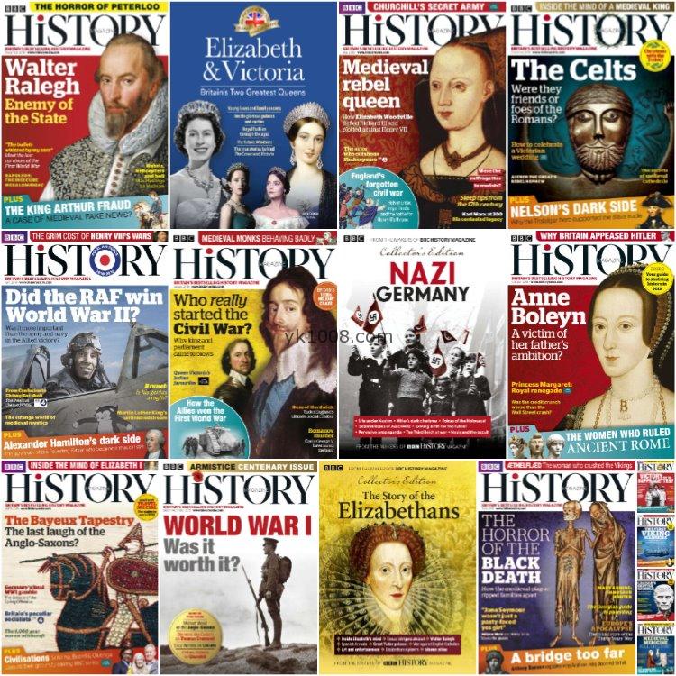 【英国版】《BBC History UK》2018年合集世界历史探索研究历史故事生活研究读物pdf杂志（16本）