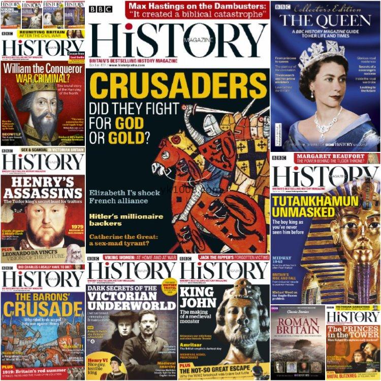 【英国版】《BBC History UK》2019年合集世界历史探索研究历史故事生活研究读物pdf杂志（14本）