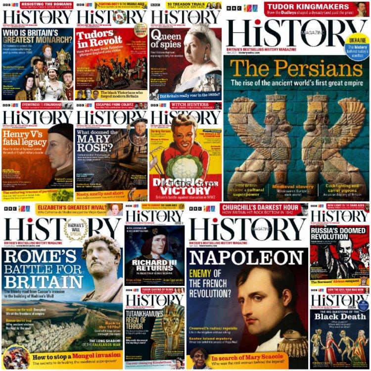 【英国版】《BBC History UK》2022年合集世界历史探索研究历史故事生活研究读物pdf杂志（13本）