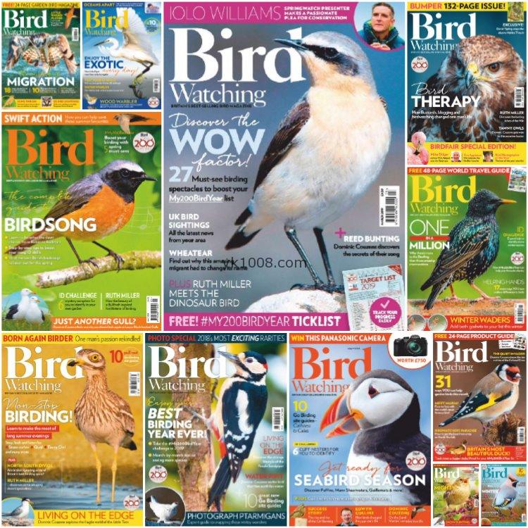 【英文版】《Bird Watching UK》2019年合集稀有鸟类爱好者观鸟新闻摄影报道评论pdf杂志（12本）