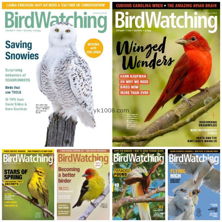 【美国版】《Bird watching USA》2021年合集鸟类爱好者必读休闲观鸟技穷信息兴趣pdf杂志（6本）