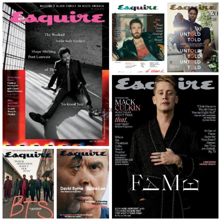 【美国版】《Esquire USA》2020年合集美国男士君子时尚潮流杂志pdf电子版（6本）