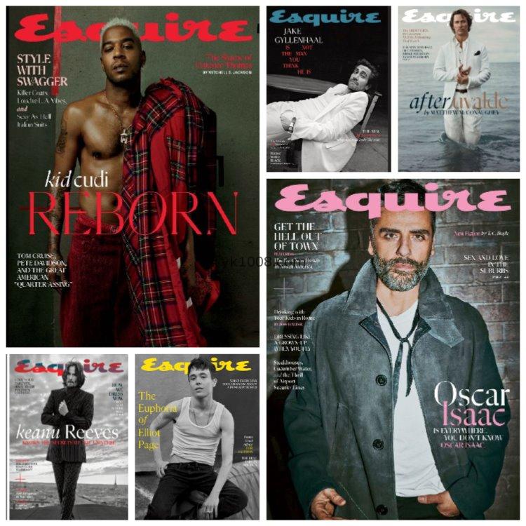 【美国版】《Esquire USA》2022年合集美国男士君子时尚潮流杂志pdf电子版（6本）