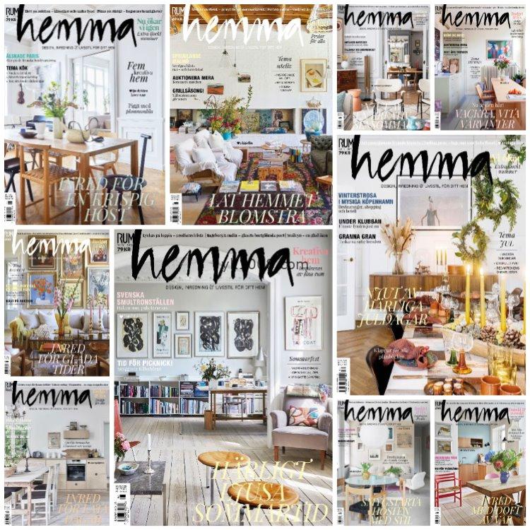 【瑞典版】《Rum Hemma》2021年合集北欧家居室内软装设计配搭装饰灵感参考pdf杂志（10本）