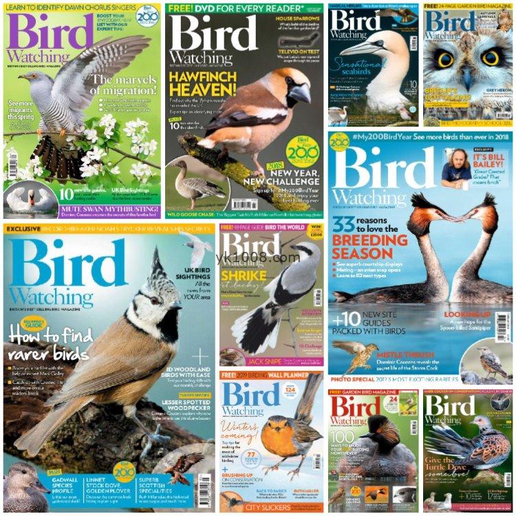 【英文版】《Bird Watching UK》2018年合集稀有鸟类爱好者观鸟新闻摄影报道评论pdf杂志（10本）