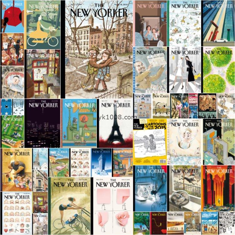 【美国版】《The New Yorker》2015年合集纽约客杂志考研英文学习阅读pdf电子版（49本）