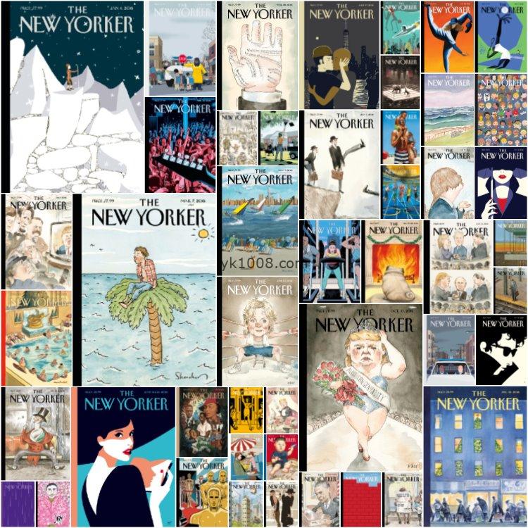 【美国版】《The New Yorker》2016年合集纽约客杂志考研英文学习阅读pdf电子版（47本）