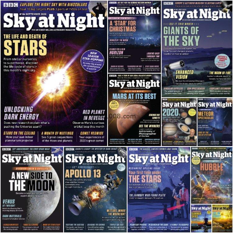 【英国版】《BBC Sky at Night》2020年合集天文学指南观测星空技巧星图宇宙研究pdf杂志（12本）