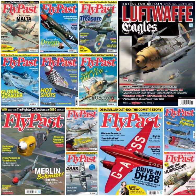 【英国版】《FlyPast》飞机航展战机历史设计新闻评论活动海报照片pdf杂志（13本）