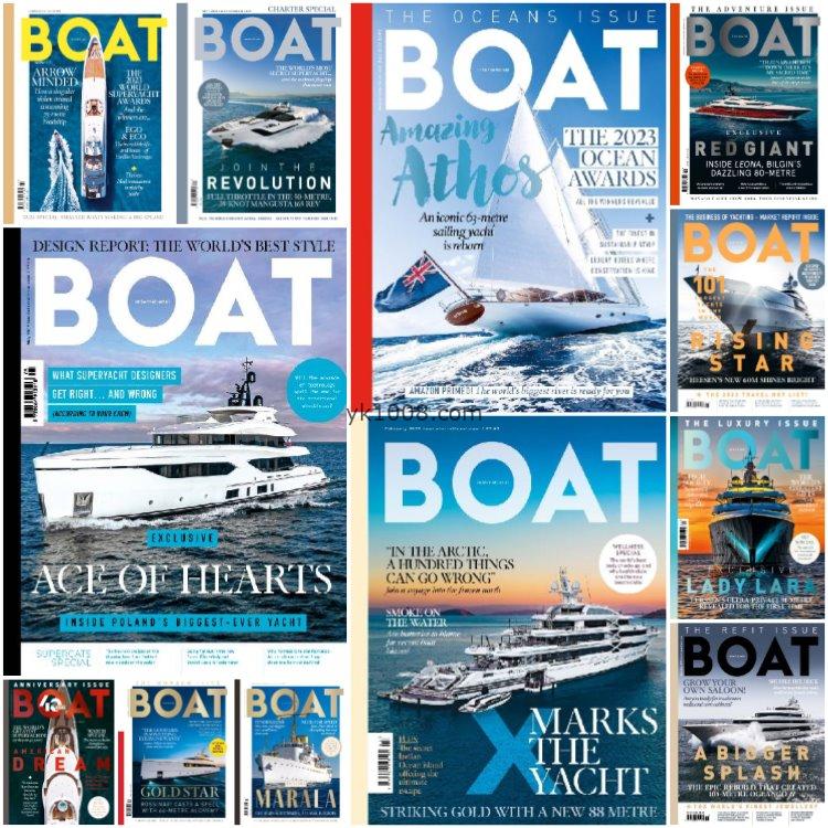 【英国版】《Boat International》2023年合集大型船只美国豪华游艇土豪pdf杂志（12本）