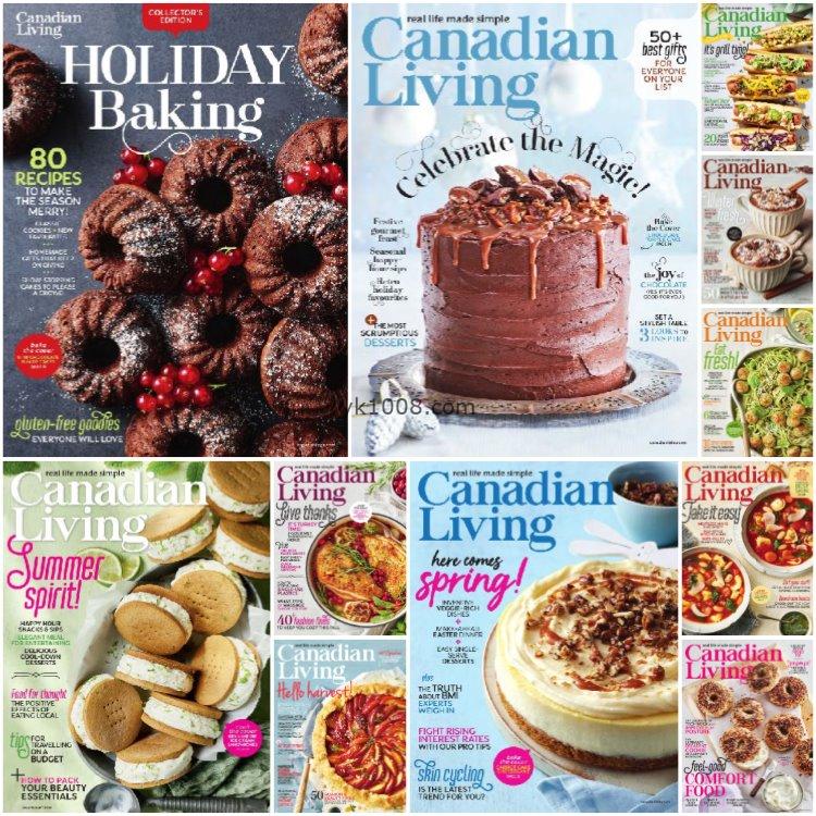【加拿大】《Canadian Living》2023年合集加拿大美食食物烹饪健康饮食家庭生活方式食谱pdf杂志（11本）
