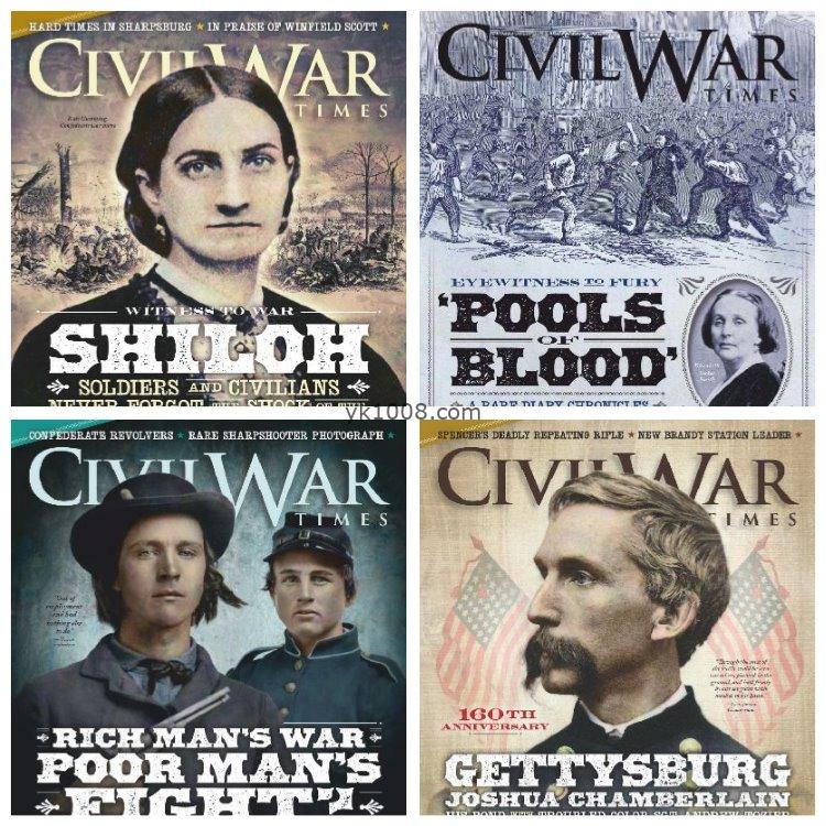 【美国版】《Civil War Times》2023年合集美国内部冲突战争照片传记历史记录照片斗争故事pdf杂志（4本）