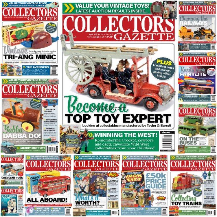 【英国版】《Collectors Gazette》2023年合集玩具模型收藏家藏品纪念品新闻拍卖会博览会信息pdf杂志（12本）