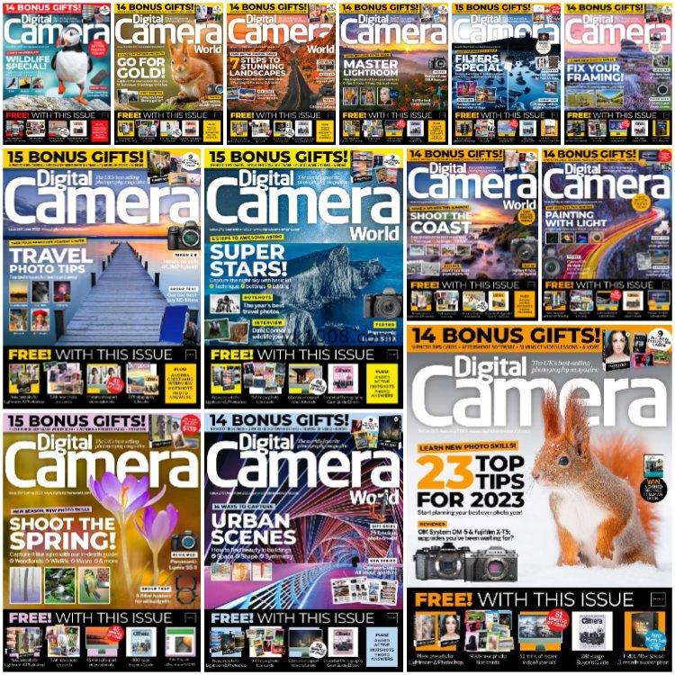 【英国版】《Digital Camera World》2023年合集数码相机单反摄影设备权威指南pdf杂志（13本）