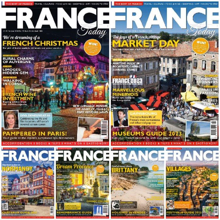 【英国版】《France Today Magazine UK》法国旅游文化故事信息报道度假购物pdf杂志（6本）
