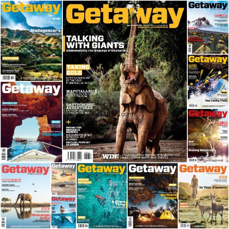【南非版】《Getaway》2023年合集非洲探索旅游摄影野生动物奇观旅行pdf杂志（12本）