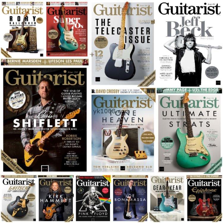 【英国版】《Guitarist》2023年合集英国历史悠久吉他杂志艺术家访谈技术建议pdf杂志（13本）