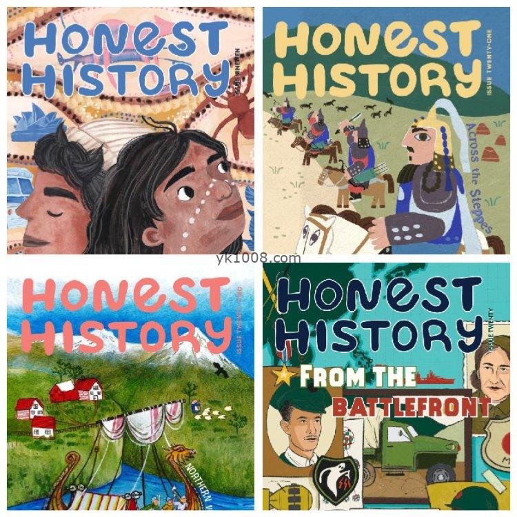 【英国版】《Honest History》2023年合集儿童故事插画有趣主题童话故事pdf绘本杂志（4本）