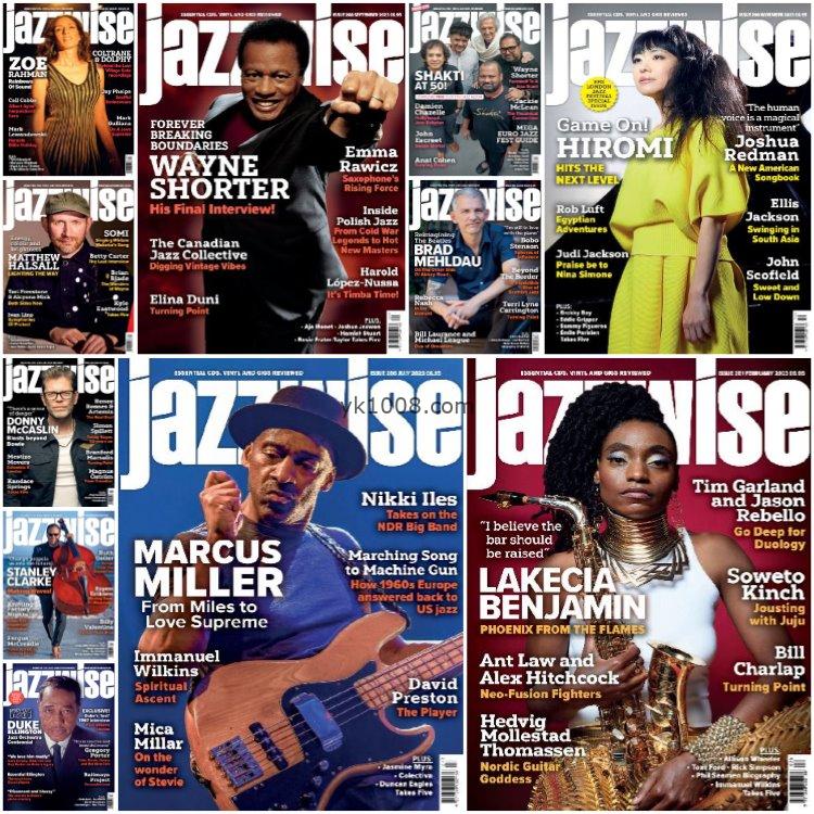 【英国版】《Jazzwise》2023年合集英国最畅销的爵士乐月刊爵士音乐观众粉丝pdf杂志（11本）