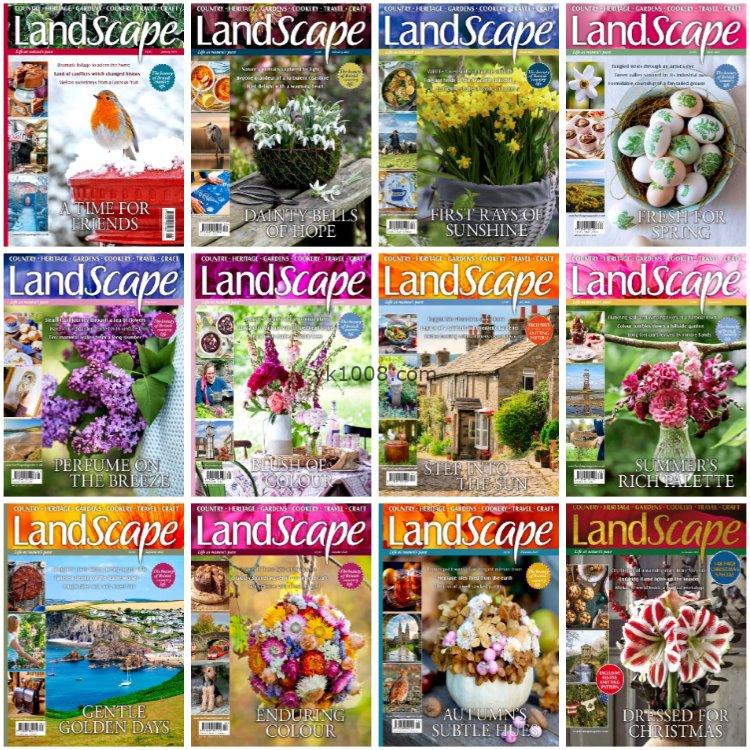 【英国版】《Landscape UK》2023年合集英国乡村园艺美食生活种植花园布局pdf杂志（年订阅）