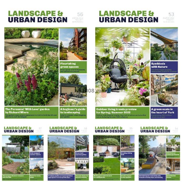 【英国版】《Landscape & Urban Design》2022年合集城市景观绿化花园自然环境公共空间绿地设计pdf杂志（年订阅）