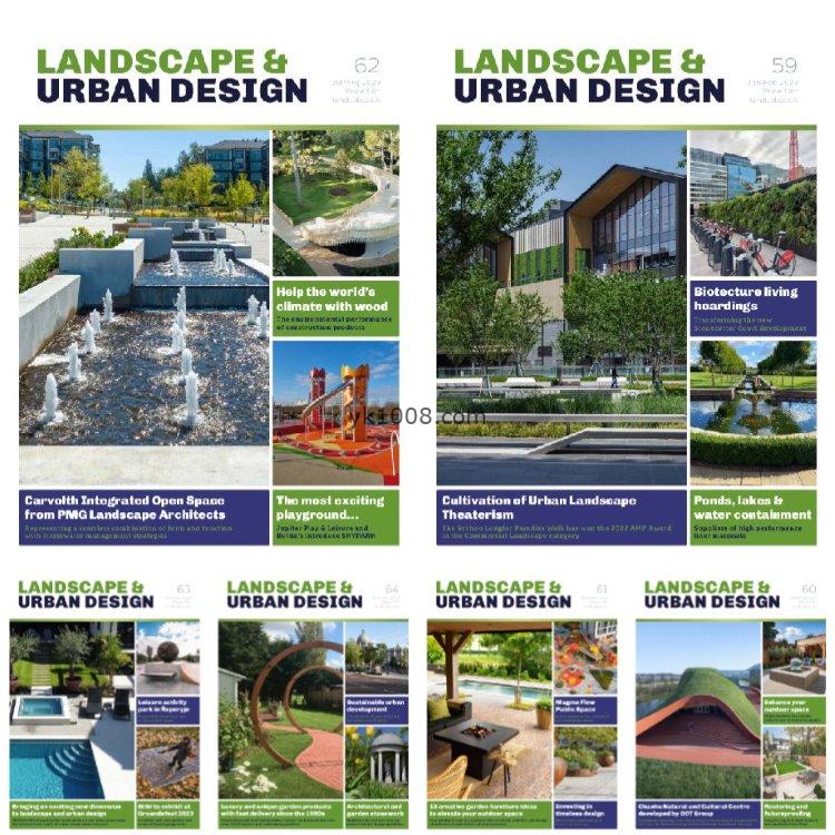 【英国版】《Landscape & Urban Design》2023年合集城市景观绿化花园自然环境公共空间绿地设计pdf杂志（年订阅）